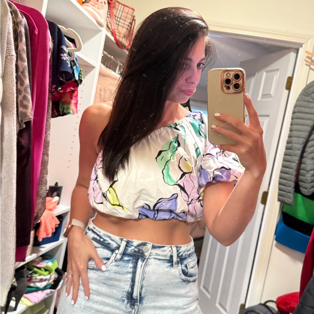 Floral Off-Shoulder Top